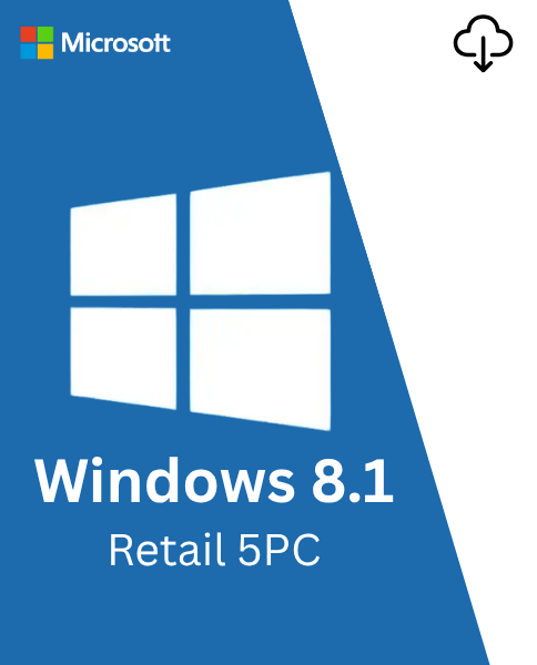 Microsoft Windows 8.1 Retail license Microsoft Windows 8.1 Retail license
