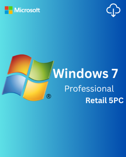 Microsoft Windows 7 Professional Retail license